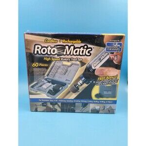 RotoMatic High Speed 60 Piece Rotary Tool Set Sealed